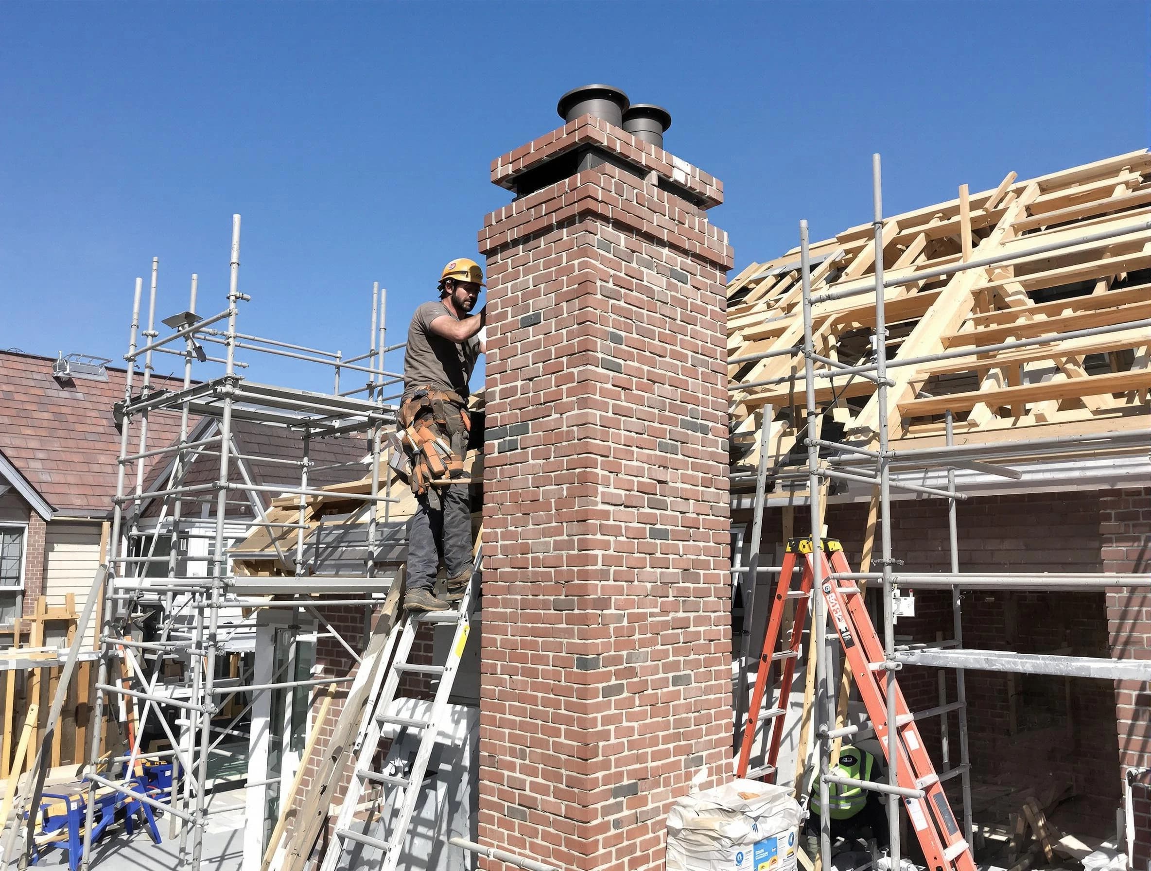 New chimney installation completed by The Village Chimney Sweep in The Village, OK