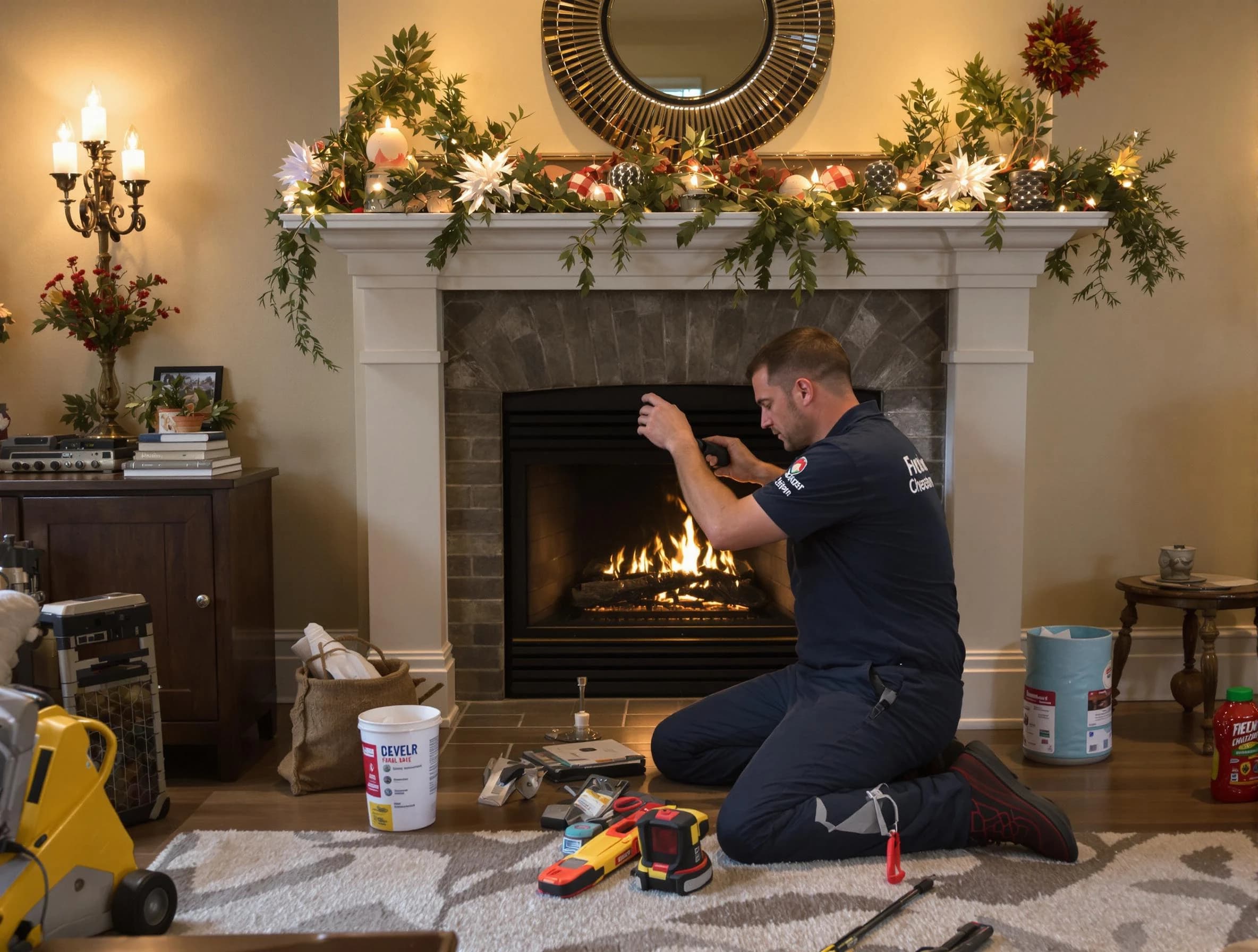 The Village Chimney Sweep offering fireplace maintenance services in The Village, OK