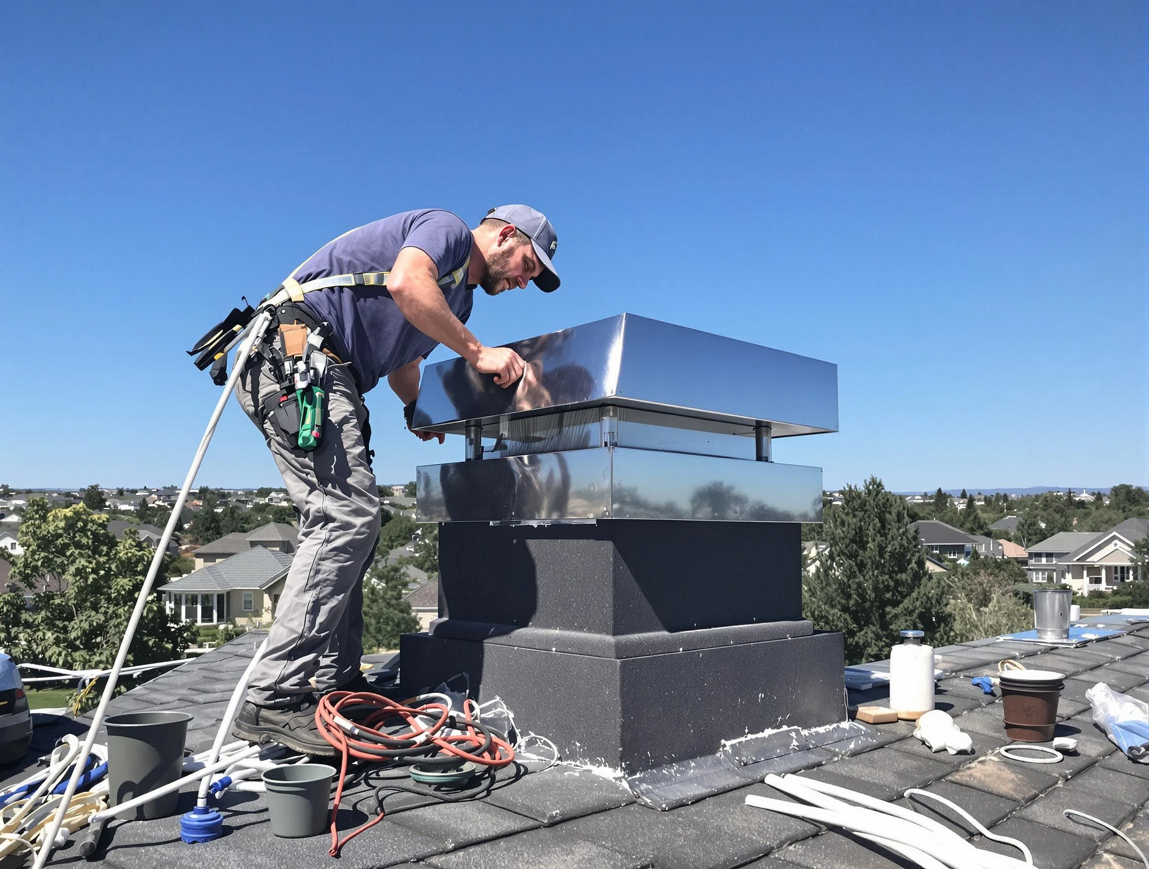 Chimney Cap Services in The Village