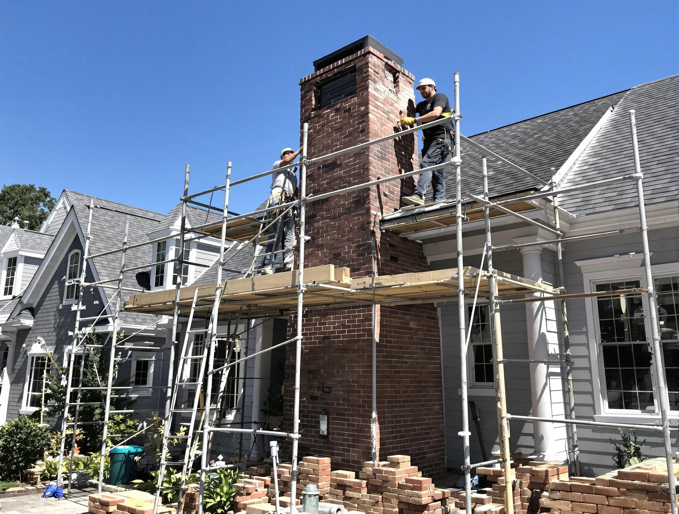 Chimney Rebuilding in The Village