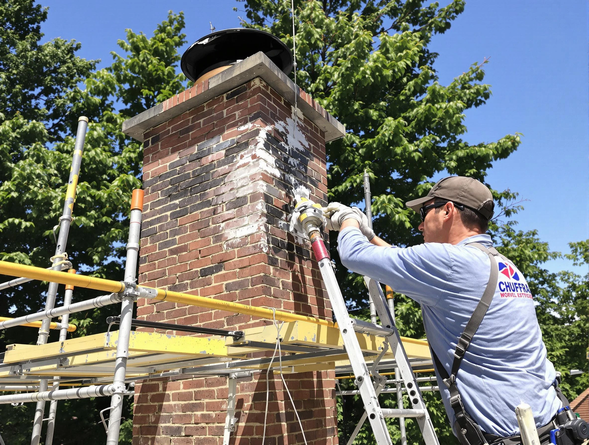 Structural chimney repair by The Village Chimney Sweep in The Village, OK